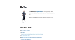 Desktop Screenshot of blakehaswell.com